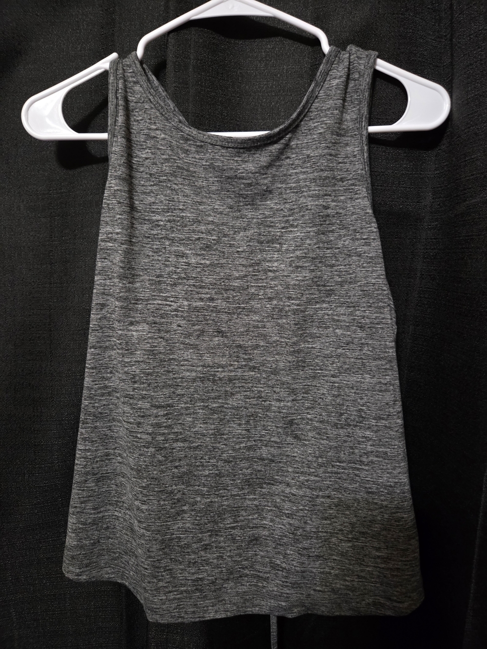 Women’s Heather Gray Scoop Neck Tank Top